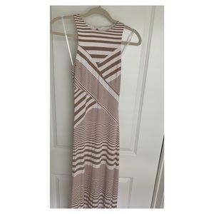 Tan maxi dress
